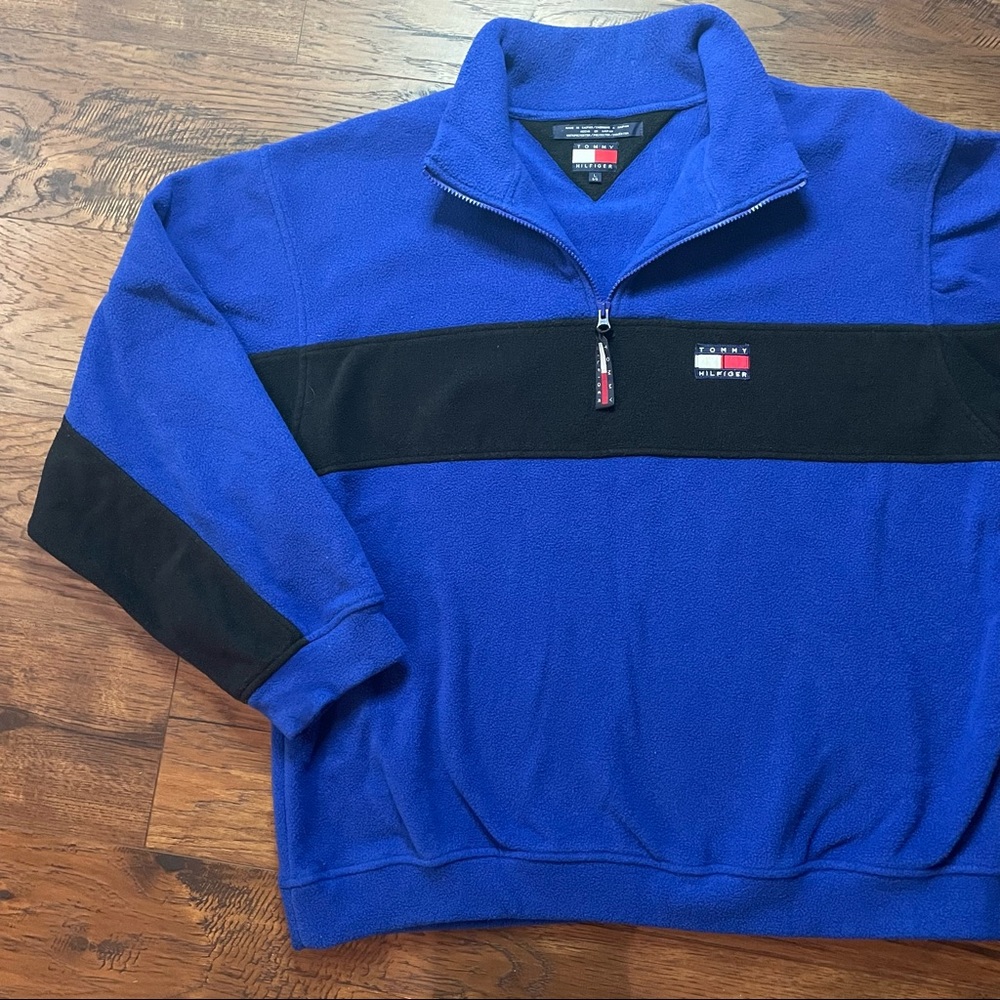 Vintage Tommy Hilfiger Fleece 1/4 Zip Jacket